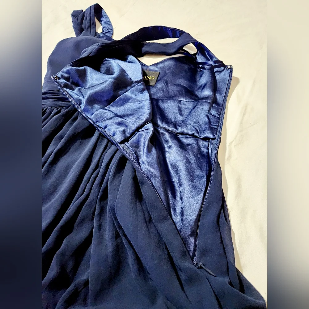 Lulu's Bariano Ocean of Elegance blue evening gown - Picture 4 of 10